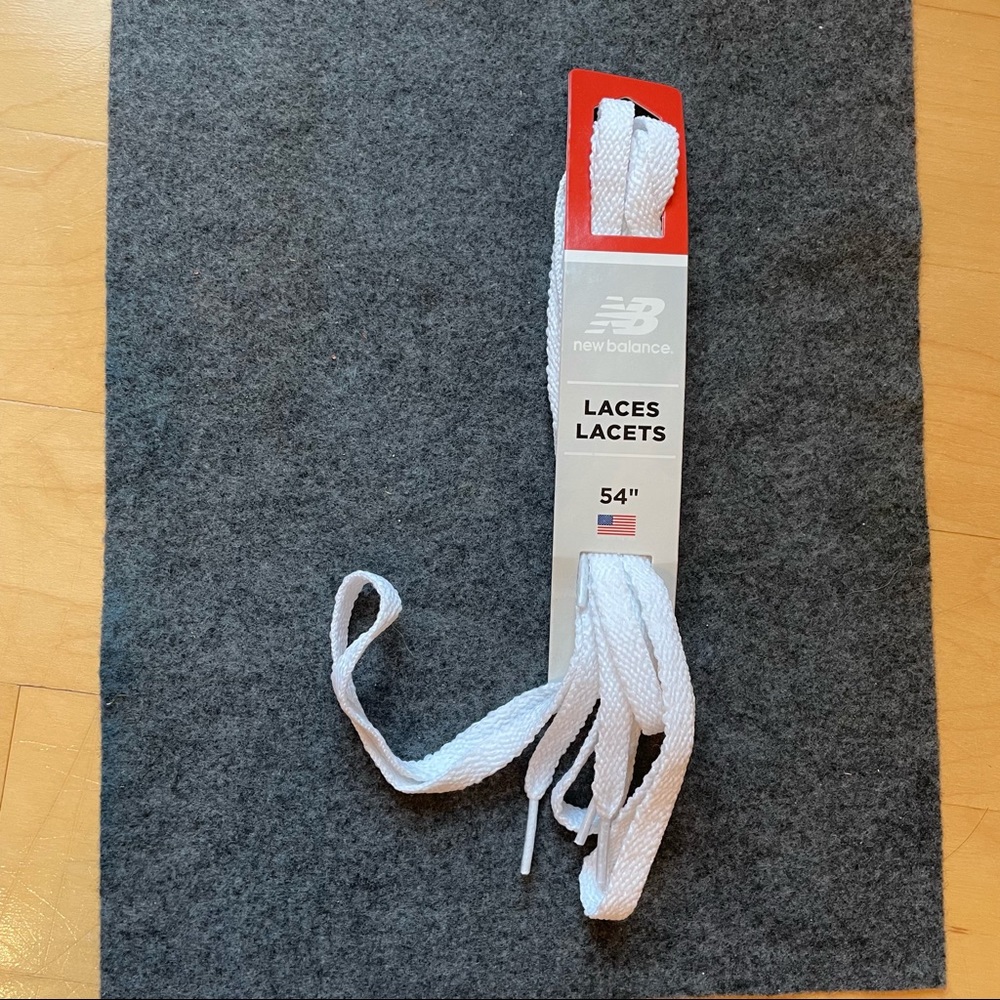 BUNDLE ONLY - NWT New Balance Shoe Laces; 54” White Shoe Laces
